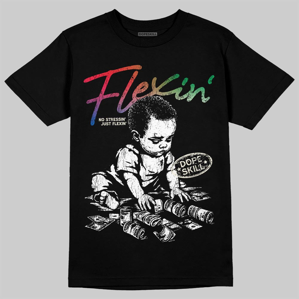 Jordan 11 City Pack “285” Atlanta DopeSkill T-Shirt Flexin' Graphic Streetwear - Black