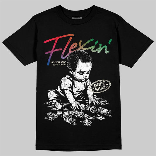 Jordan 11 City Pack “285” Atlanta DopeSkill T-Shirt Flexin' Graphic Streetwear - Black