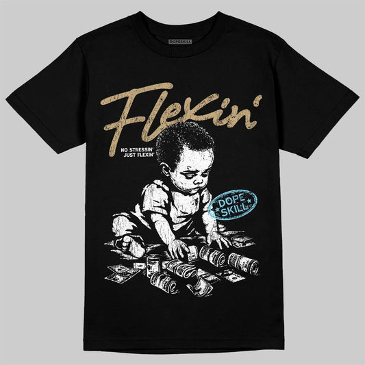 Jordan 11 City Pack “H-Town” DopeSkill T-Shirt Flexin' Graphic Streetwear - black