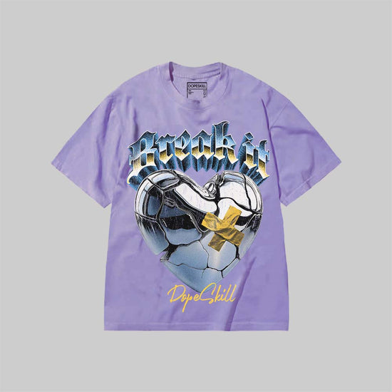 Break It DopeSkill Premium T-shirt Streetwear - Violet