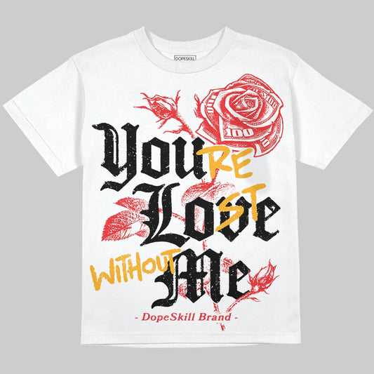 Red Sneakers DopeSkill Oversize Print T-Shirt You’re Lost Without Me Graphic Streetwear