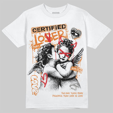 Jordan 3 “Orange Citrus” DopeSkill T-Shirt Certified Lover Graphic Streetwear - White 