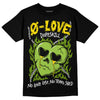 SB Dunk Low Chlorophyll DopeSkill T-Shirt Crying Heart Graphic Streetwear - Black