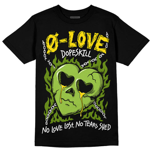 SB Dunk Low Chlorophyll DopeSkill T-Shirt Crying Heart Graphic Streetwear - Black