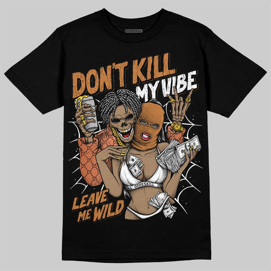 Jordan 14 Golf "US Open" DopeSkill T-Shirt Don't Kill My Vibe Graphic Streetwear - Black