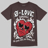 Baroque Brown 12s DopeSkill T-Shirt Crying Heart Graphic