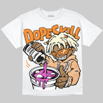Jordan 3 Orange Citrus DopeSkill T-Shirt Pour Up Graphic Streetwear - White
