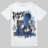 Awake NY x Jordan 5 Retro 'Black Racer Blue' DopeSkill T-Shirt Drip'n Never Tripp'n Graphic Streetwear - White
