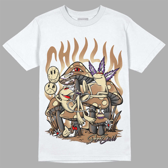 Jordan 6 WMNS Gore-Tex Brown Kelp DopeSkill T-Shirt Chillin Graphic Streetwear - WHite