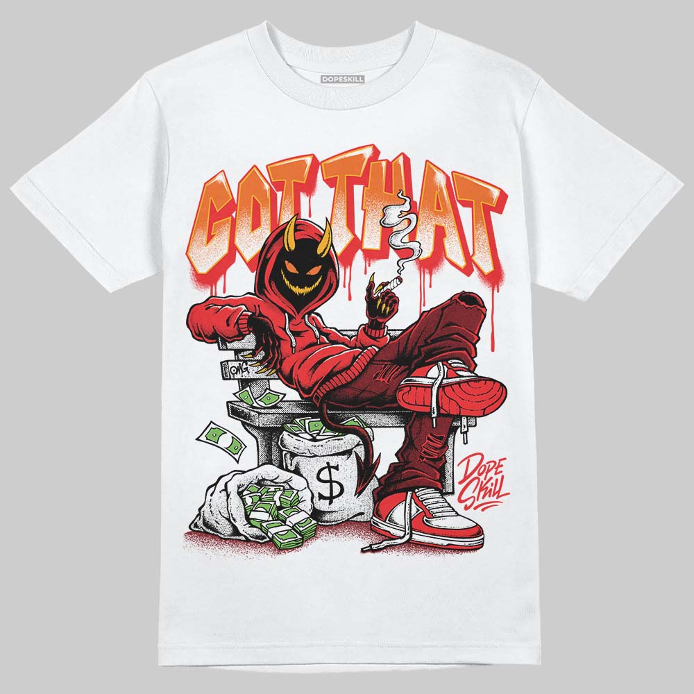 Red Sneakers DopeSkill T-Shirt Got That Graphic Streetwear - White