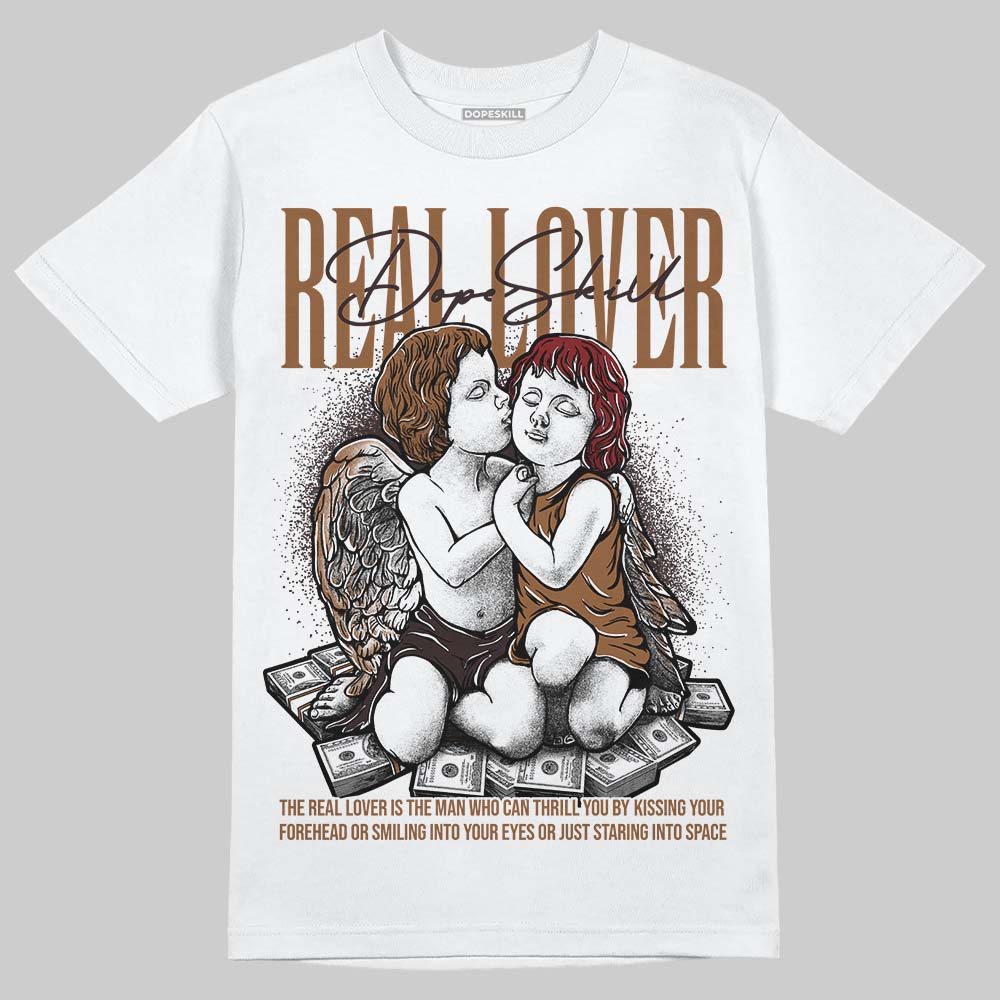 Jordan 1 High OG Love Letter DopeSkill T-Shirt Real Lover Graphic Streetwear - White 