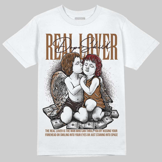 Jordan 1 High OG Love Letter DopeSkill T-Shirt Real Lover Graphic Streetwear - White 