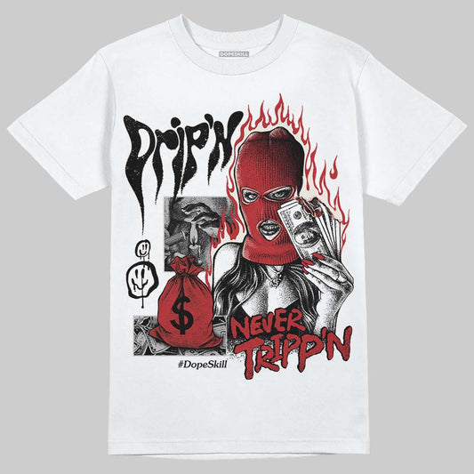 Nigel Sylvester x Jordan 1 Low OG “Nitro” DopeSkill T-Shirt Drip'n Never Tripp'n Graphic Streetwear - White