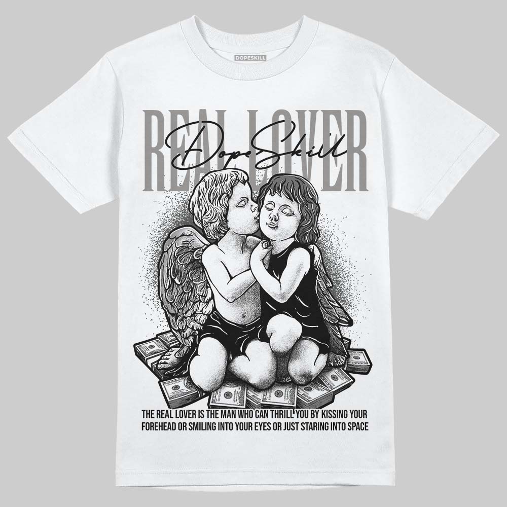Jordan 11 TD Cleats "Patent Black" DopeSkill T-Shirt Real Lover Graphic Streetwear - White
