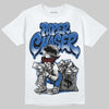 Jordan 3 "True Blue" DopeSkill T-Shirt Paper Chaser Boy Graphic Streetwear - White