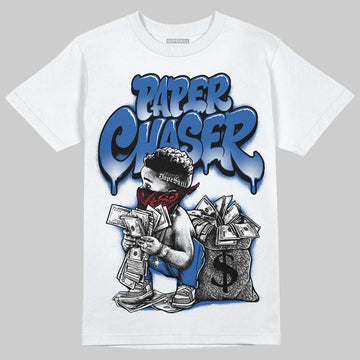 Jordan 3 "True Blue" DopeSkill T-Shirt Paper Chaser Boy Graphic Streetwear - White