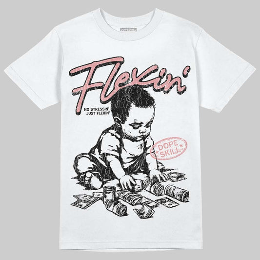 Harris Tweed x Wmns Dunk Low 'Black Phantom' DopeSkill T-Shirt Flexin' Graphic Streetwear - White 