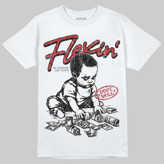 Jordan 8 Retro Bugs Bunny (2025) DopeSkill T-Shirt Flexin' Graphic Streetwear - White