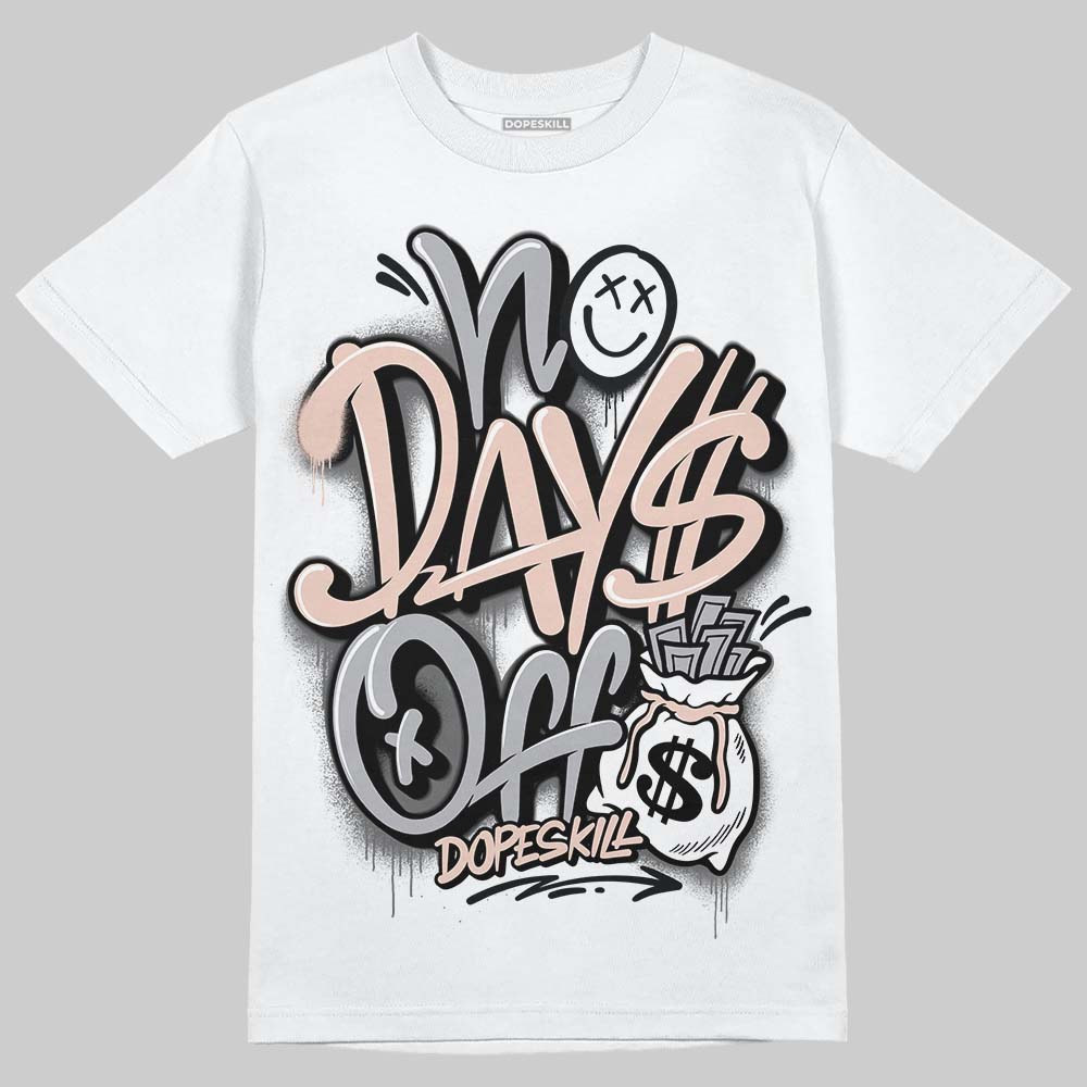 Asics Gel-1130 ‘Oyster Grey’ DopeSkill T-Shirt No Days Off Graphic Streetwear - White