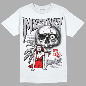 Grey Sneakers DopeSkill T-Shirt Mystery Ghostly Grasp Graphic Streetwear - White