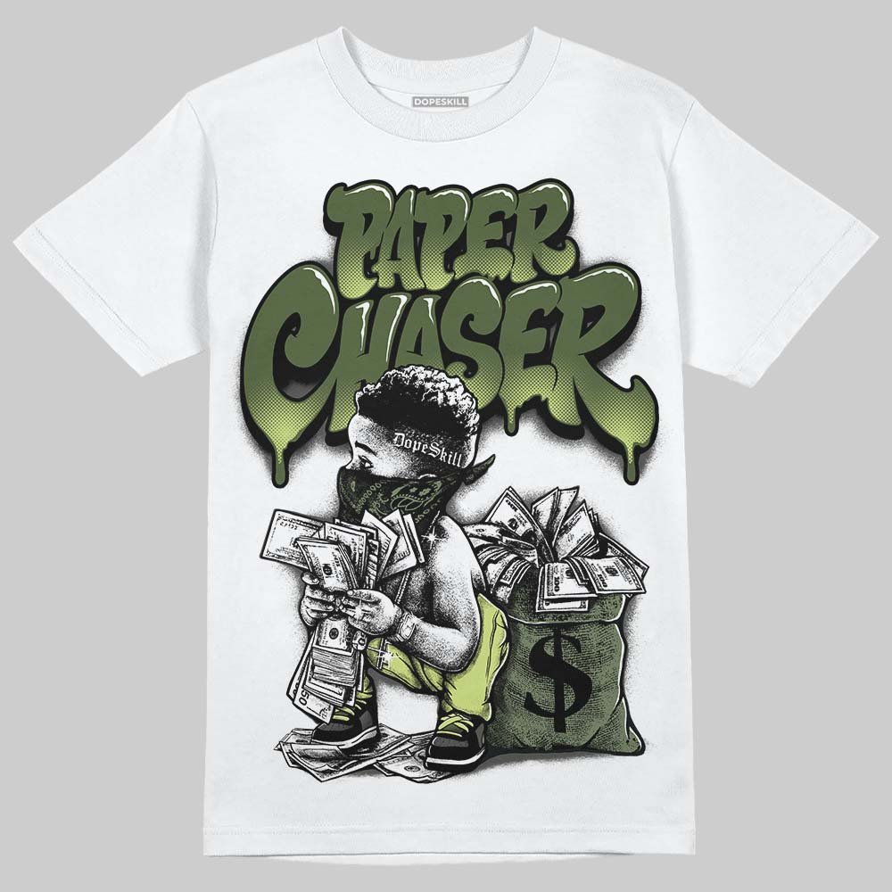 New Balance 1890 Faded Black Utility Green DopeSkill T-Shirt Paper Chaser Boy Graphic Streetwear - White