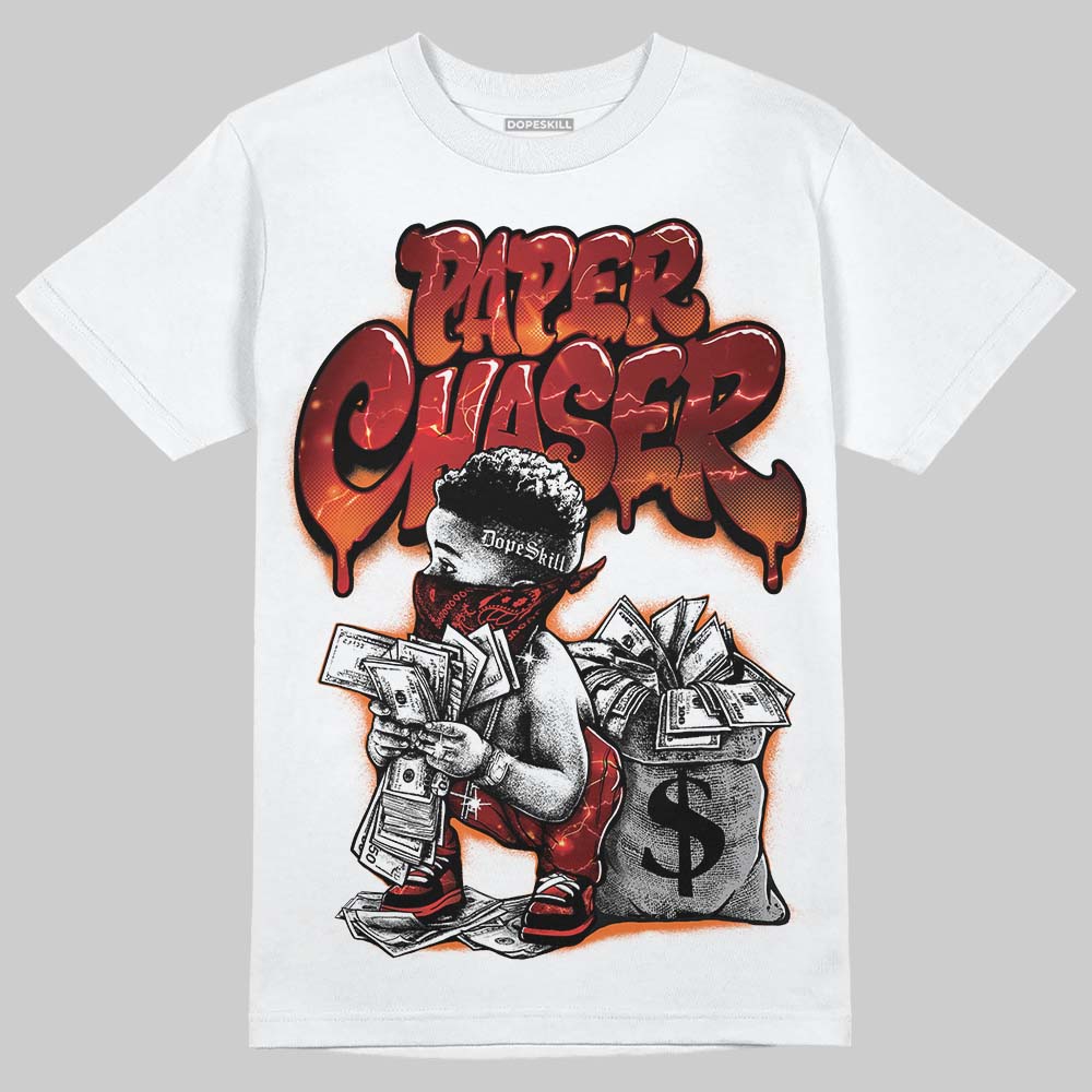 Air Foamposite One Stranger Things DopeSkill T-Shirt Paper Chaser Boy Graphic Streetwear - White
