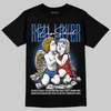 Fragment x UNION x Jordan 1 High OG “Varsity Red/Sport Royal” DopeSkill T-Shirt Real Lover Graphic Streetwear - black