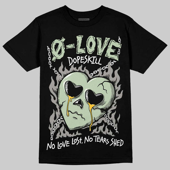 Jordan 4 WMNS “Seafoam” (2025) DopeSkill T-Shirt Crying Heart Graphic Streetwear - Black