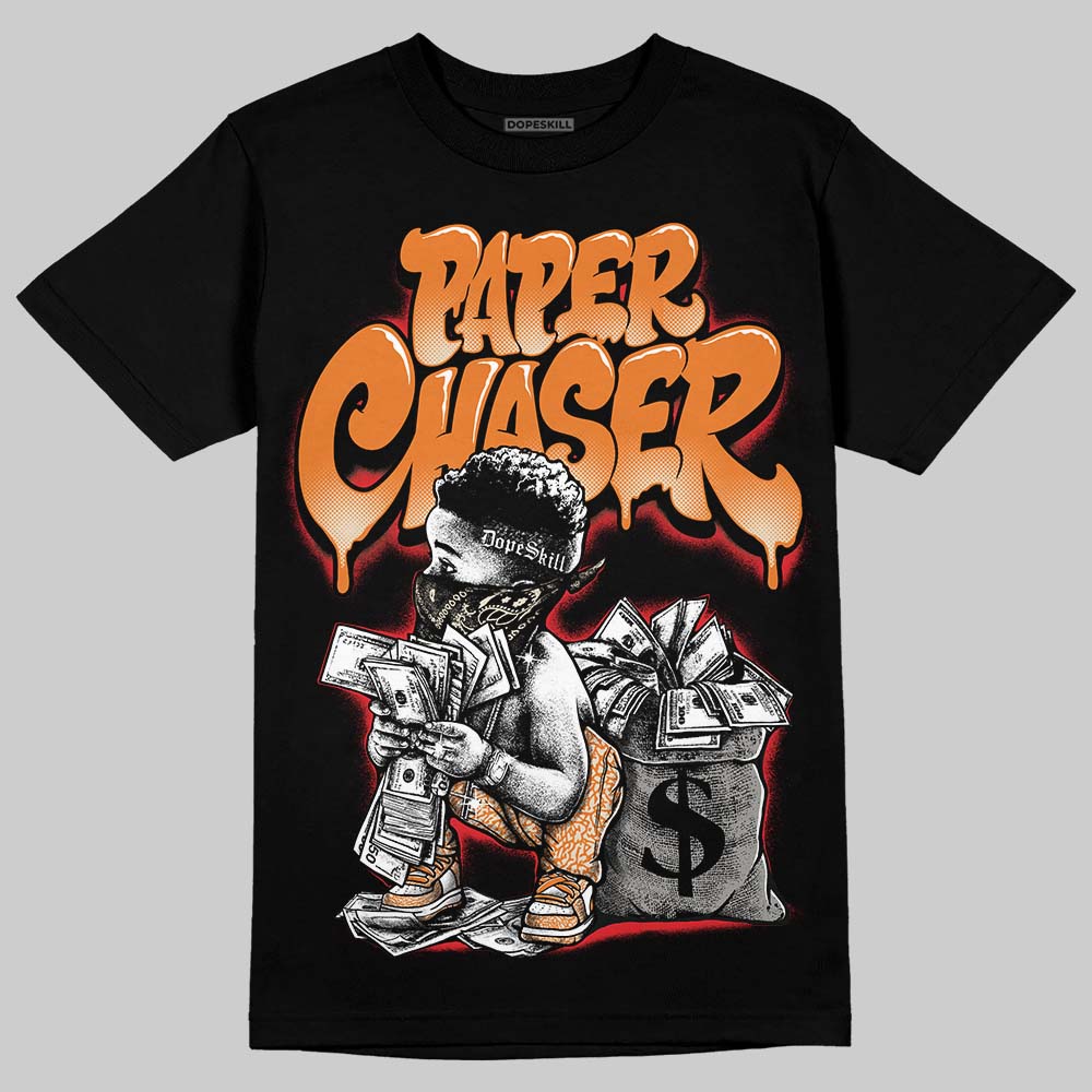 Jordan 3 “Orange Citrus” DopeSkill T-Shirt Paper Chaser Boy Graphic Streetwear - black