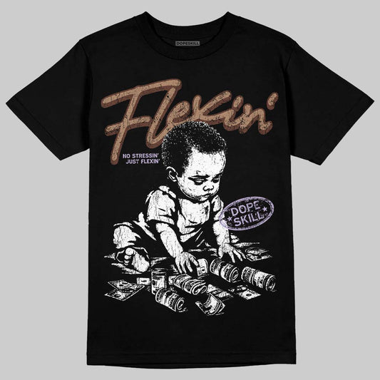 Harris Tweed x Wmns Dunk Low 'Sesame' DopeSkill T-Shirt Flexin' Graphic Streetwear - Black