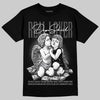 Jordan 11 TD Cleats "Patent Black" DopeSkill T-Shirt Real Lover Graphic Streetwear - black