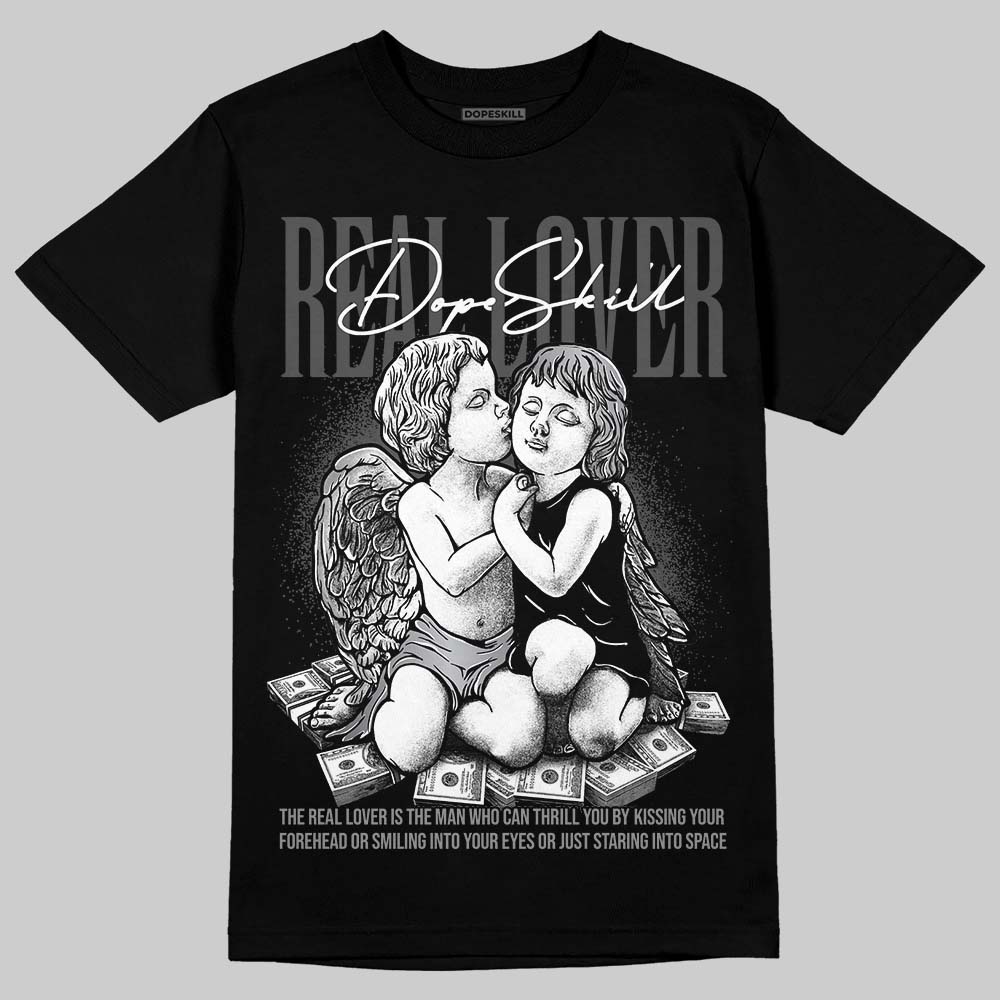 Jordan 11 TD Cleats "Patent Black" DopeSkill T-Shirt Real Lover Graphic Streetwear - black