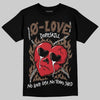 Jordan 9 'Olive' DopeSkill T-Shirt Crying Heart Graphic Streetwear - Black