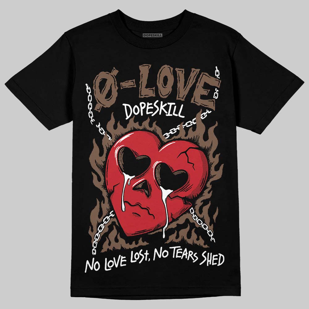 Jordan 9 'Olive' DopeSkill T-Shirt Crying Heart Graphic Streetwear - Black