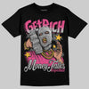 Asics Gel-1130 Pink Glo/ Black DopeSkill T-Shirt Get Rich Graphic Streetwear - Black