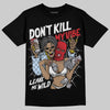 Jordan 5 Retro OG Black Metallic Reimagined DopeSkill T-Shirt Don't Kill My Vibe Graphic Streetwear - Black