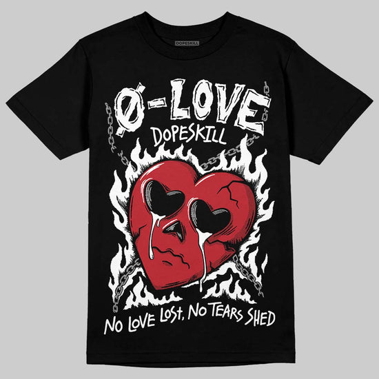 Jordan 14 Retro ‘Black Toe’ DopeSkill T-Shirt Crying Heart Graphic Streetwear - Black