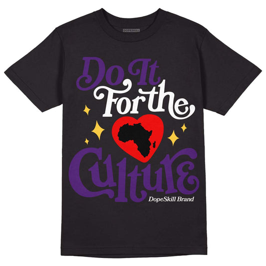 Jordan 12 “Field Purple” DopeSkill T-Shirt Do It For The Culture Graphic Streetwear - Black