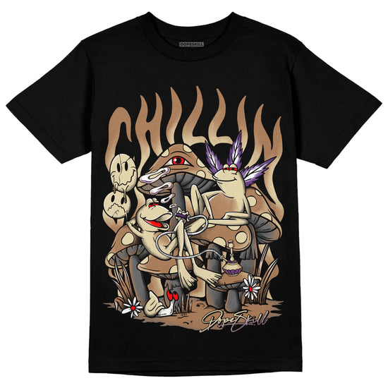 Jordan 6 WMNS Gore-Tex Brown Kelp DopeSkill T-Shirt Chillin Graphic Streetwear - Black