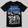 Jordan 3 "True Blue" DopeSkill T-Shirt Paper Chaser Boy Graphic Streetwear - Black