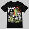 Jordan 5 “Luminous Green” DopeSkill T-Shirt Drip'n Never Tripp'n Graphic Streetwear - Black