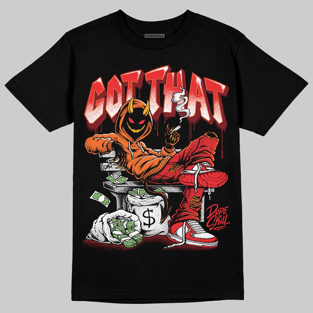 Red Sneakers DopeSkill T-Shirt Got That Graphic Streetwear - Black