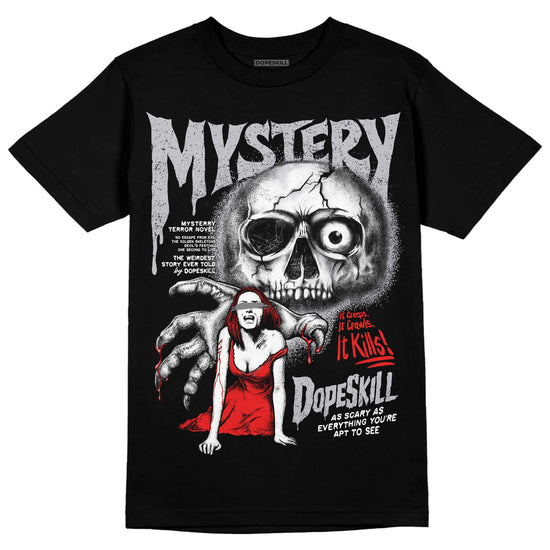 Grey Sneakers DopeSkill T-Shirt Ghostly Grasp Graphic Streetwear - Black