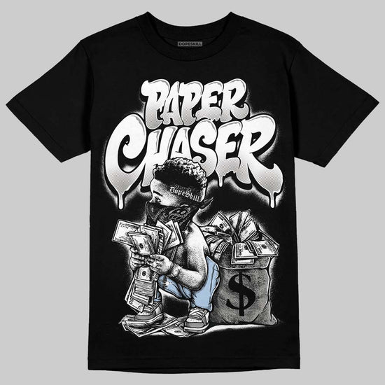 Jordan 5 "White Metallic" DopeSkill T-Shirt Paper Chaser Boy Graphic Streetwear - Black