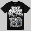 Jordan 5 "White Metallic" DopeSkill T-Shirt Paper Chaser Boy Graphic Streetwear - Black