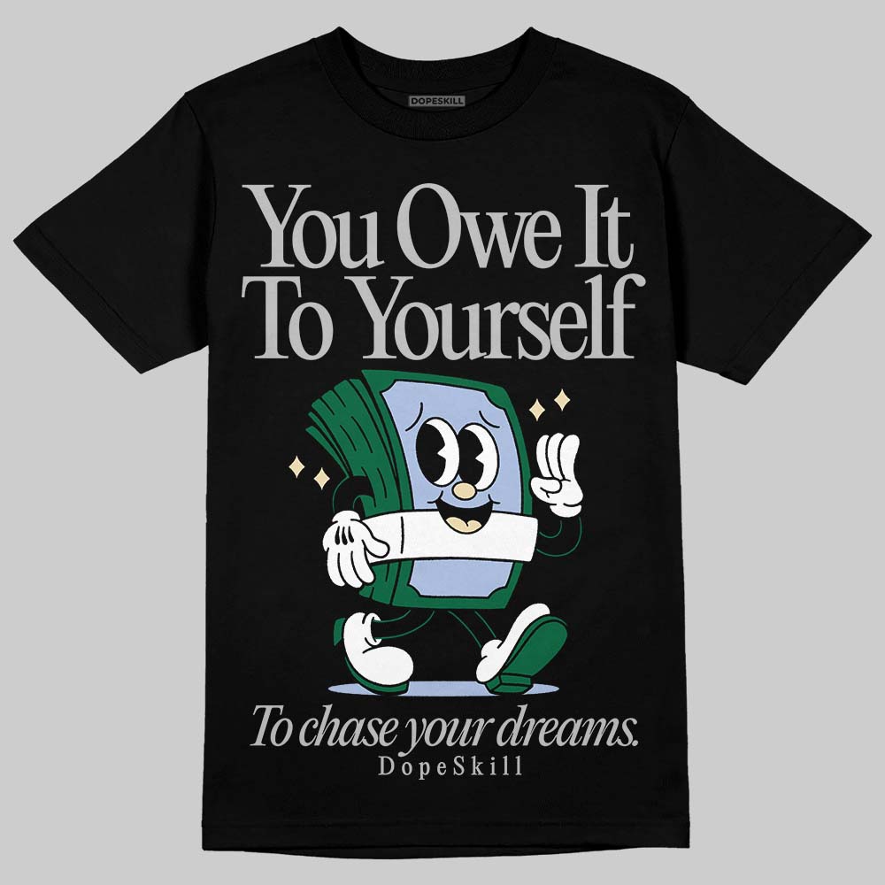 ASICS Gel-Nimbus 10.1 Invincible HTTP 404 Green DopeSkill T-Shirt Owe It To Yourself Graphic Streetwear - Black