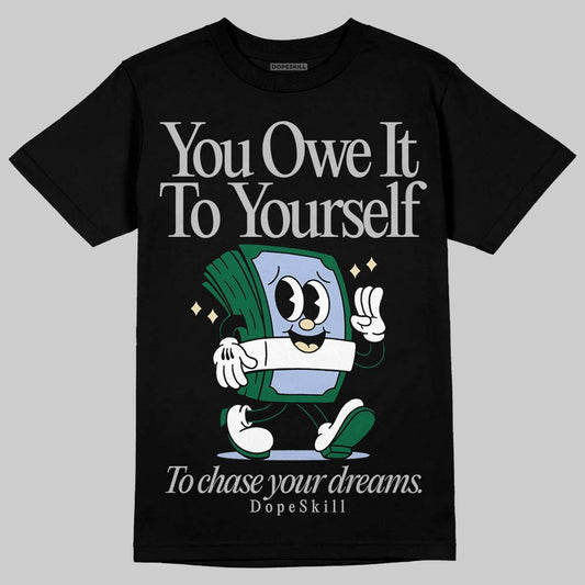ASICS Gel-Nimbus 10.1 Invincible HTTP 404 Green DopeSkill T-Shirt Owe It To Yourself Graphic Streetwear - Black