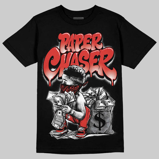 Jordan 4 Retro Toro Bravo DopeSkill T-Shirt Paper Chaser Boy Graphic Streetwear - Black