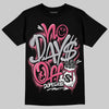 ASICS Gel Kayano 14 Pink Glo DopeSkill T-Shirt No Days Off Graphic Streetwear - Black