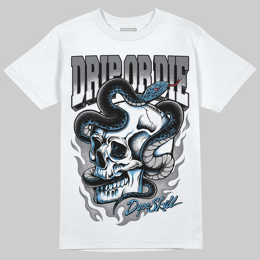 Jordan 9 Retro 'Flint Grey' 2026 DopeSkill T-Shirt Drip or Die Graphic Streetwear - White